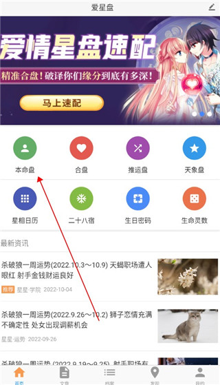 爱星盘怎么看