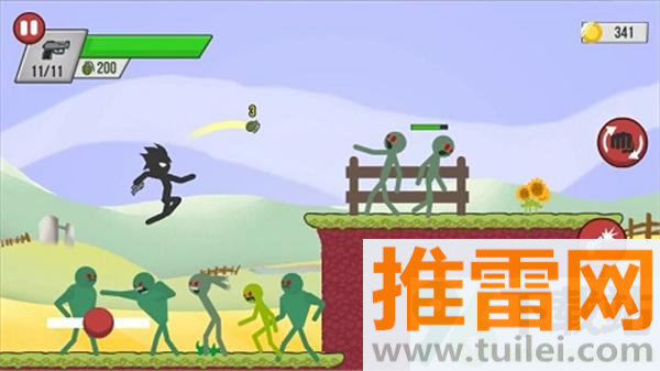 火柴人大战僵尸(Stick vs Zombies)手机版截图1
