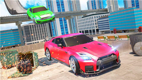 超级坡道汽车特技(Mega Ramps Car Stunt - Ultimate Races)手机版截图1