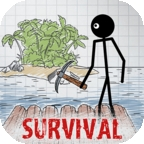 荒野求生火柴人木筏逃生手机版