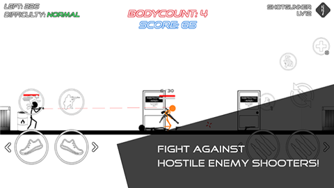 火柴人战争红色打击安卓版截图1