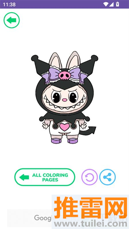 拉布布数字填色游戏安卓手机版截图1