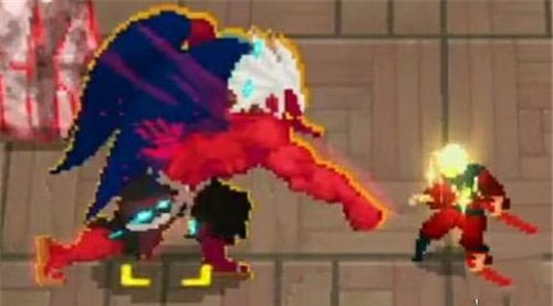 天狗刺拳攻击示意图