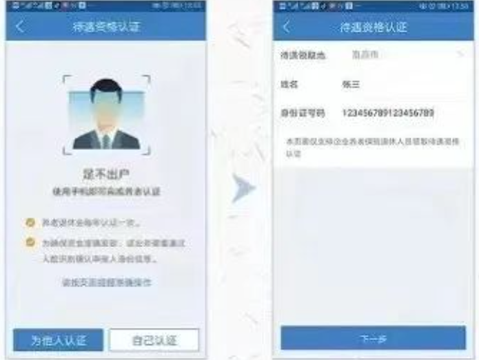 江西人社app怎么认证养老金
