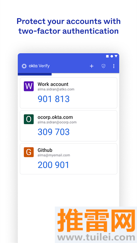 Okta Verify app官方版截图1